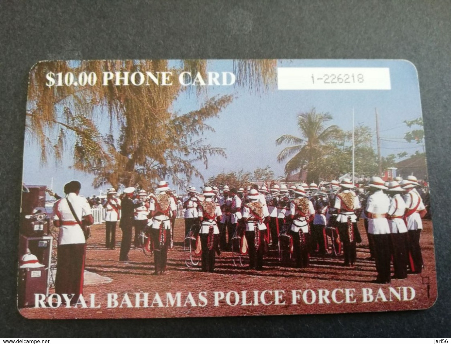 BAHAMAS $10,- CHIPCARD   THE ROYAL BAHAMAS  POLICE FORCE BAND  **4793** - Bahamas