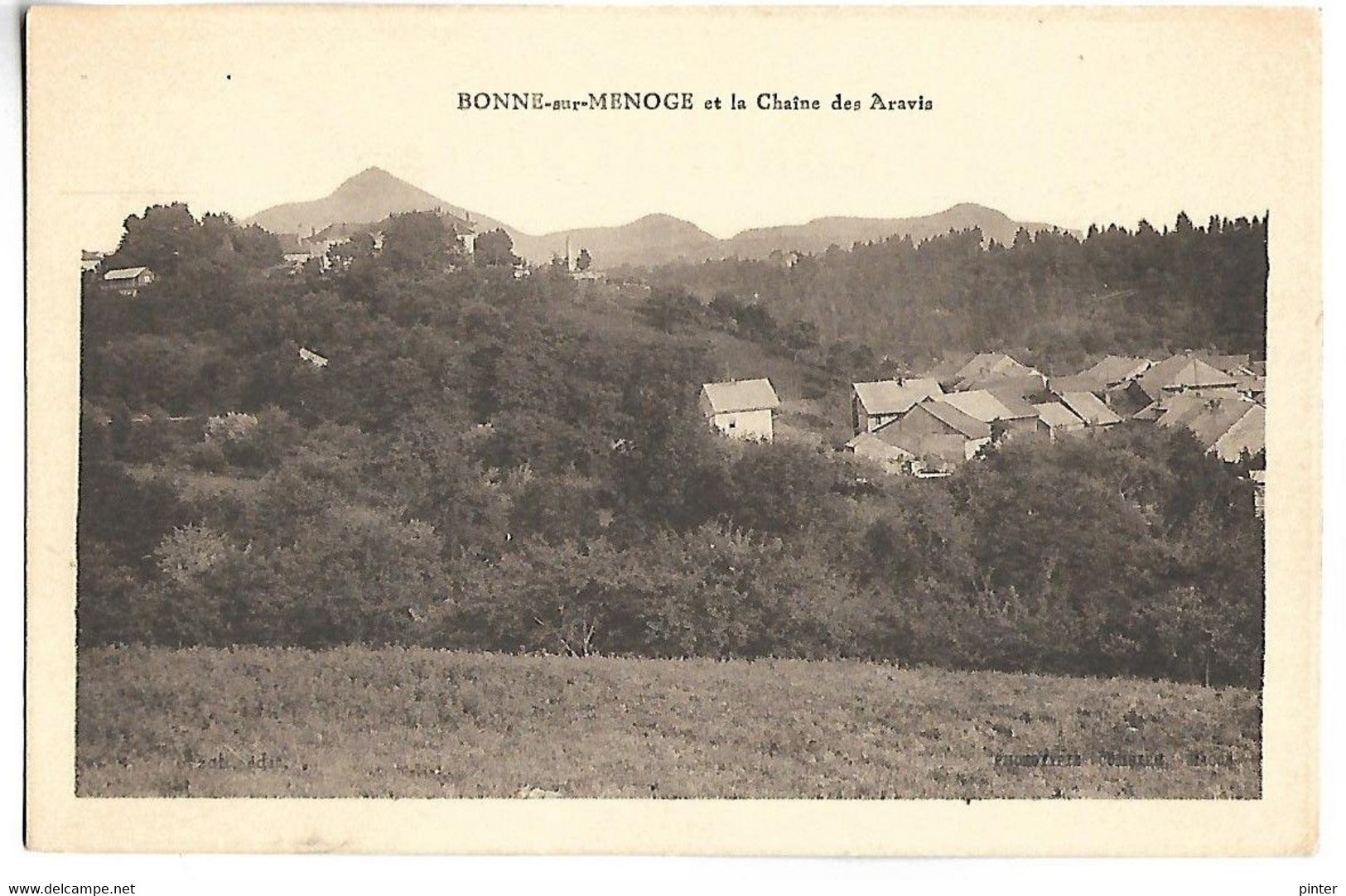 BONNE SUR MENOGE Et La Chaine Des Aravis - Bonne