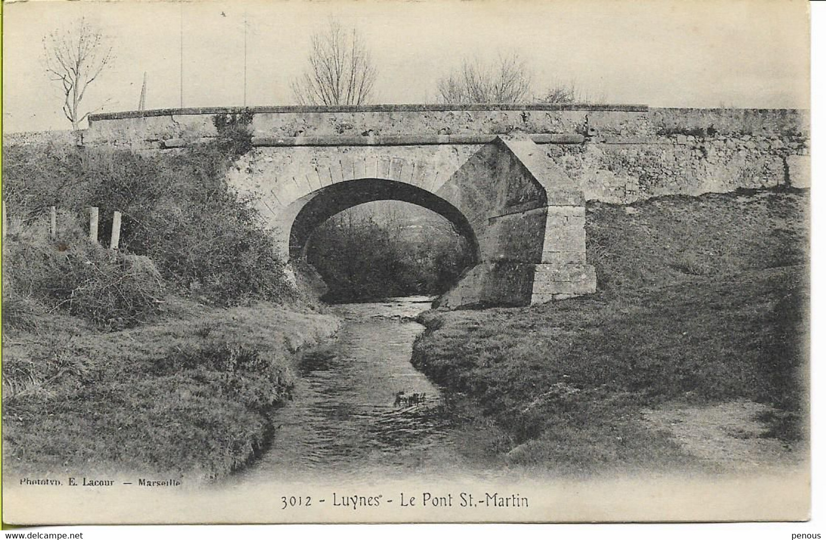 LUYNES (Bouches Du Rhône) Le Pont Saint Martin - Luynes