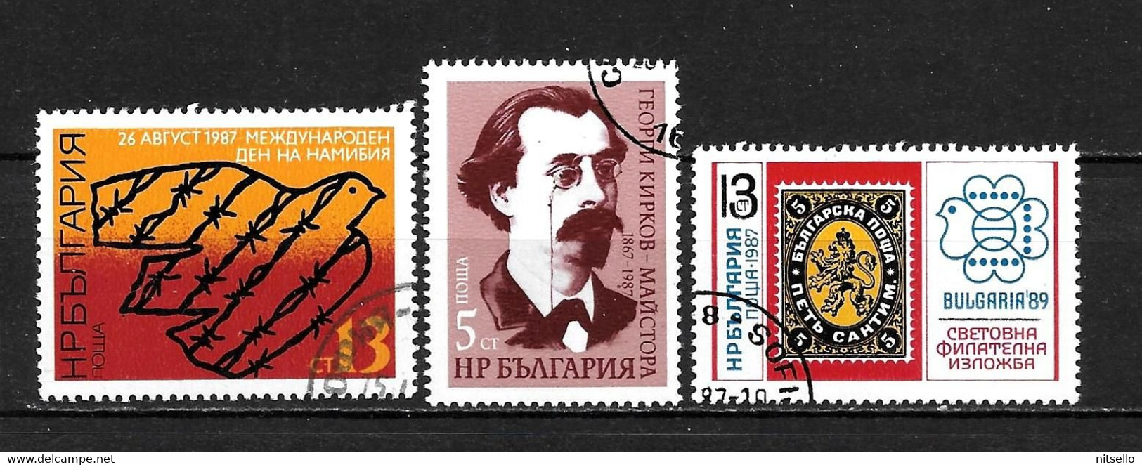LOTE 2184 ///  BULGARIA  YVERT Nº: 3101/2+3115  ¡¡¡ OFERTA - LIQUIDATION - JE LIQUIDE !!! - Used Stamps