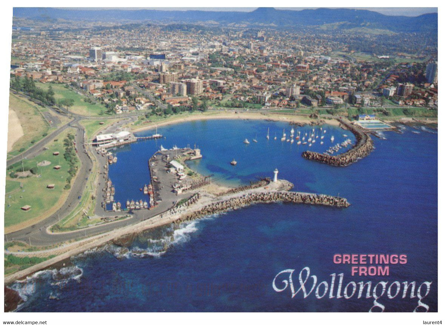 (II [ii]18) (ep) Australia - NSW - Wollongong Harbour With Lighthouse (posted With Olympic Sport Stamp) - Wollongong