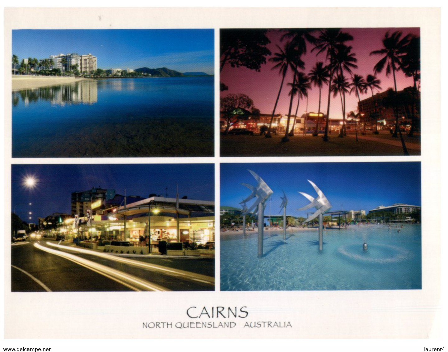 (II [ii]18) (ep) Australia - QLD - Cairns (posted 2010 With Flower Stamp) - Cairns