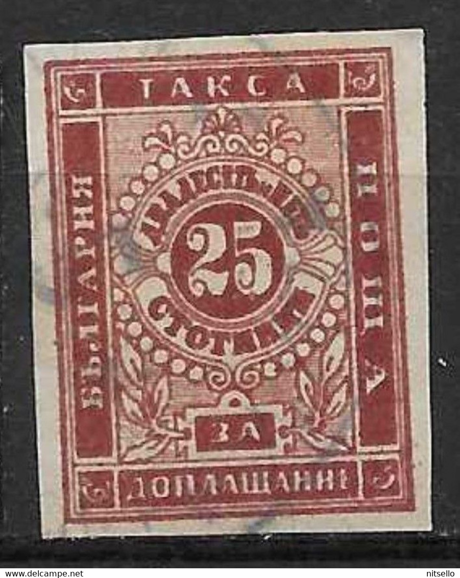 LOTE 2185 ///  BULGARIA 1884 YVERT Nº TAXE 5 CATALOG/COTE: 30€   ¡¡¡ OFERTA - LIQUIDATION - JE LIQUIDE !!! - Dienstzegels