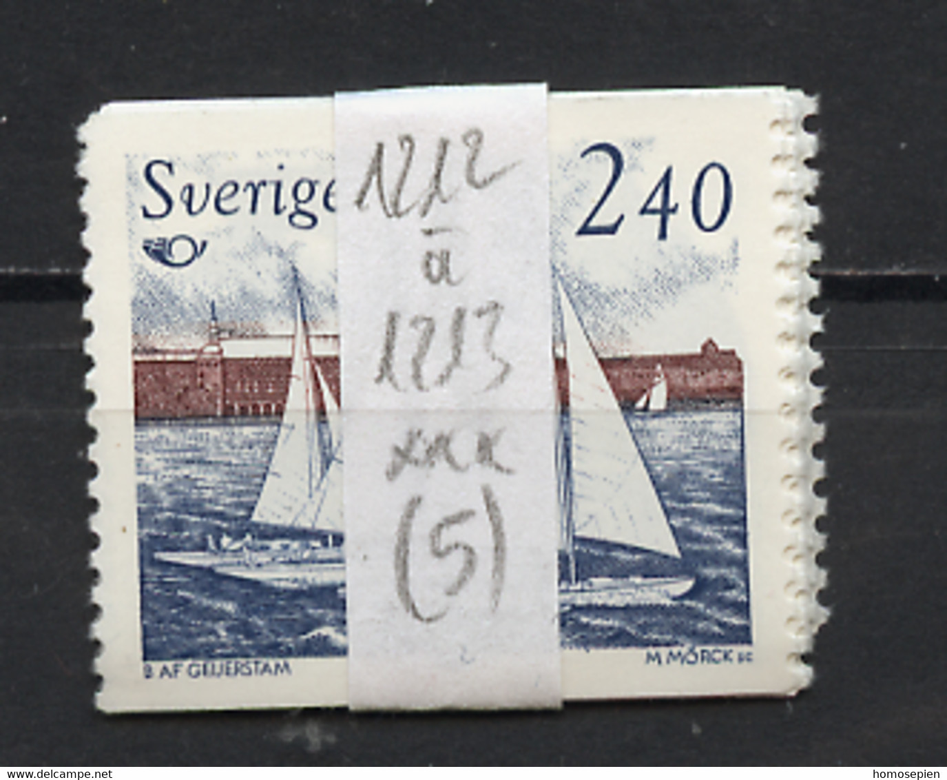 Suède - Schweden - Sweden Lot 1983 Y&T N°1212 à 1213 - Michel N°1230 à 1231 *** - Norden 83 - Lot De 5 Séries - Volledige & Onvolledige Vellen