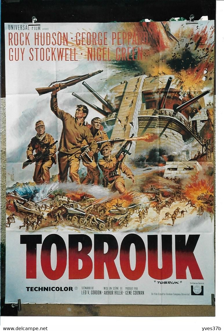 "TOBROUK" R. Hudson, G. Peppard, G. Stockwell...1966 - 60x80 - TTB - Plakate & Poster