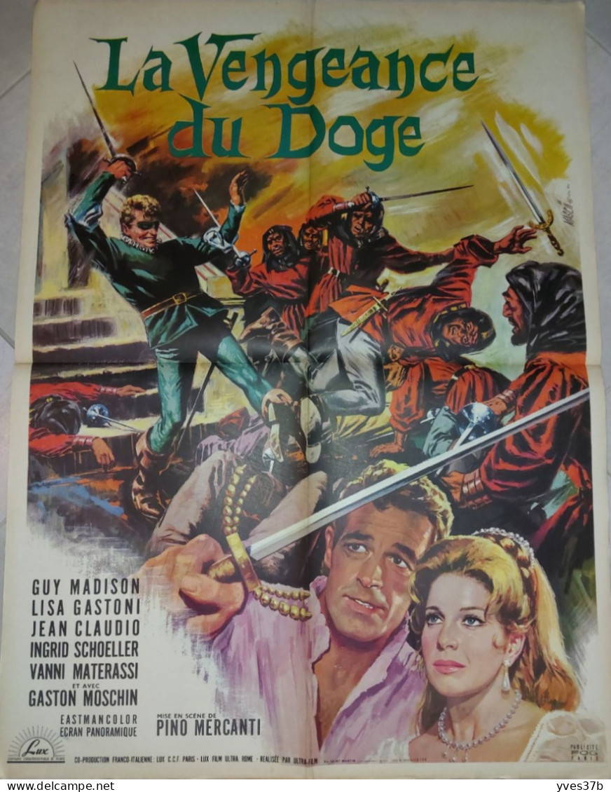 La Vengeance Du Doge G. Madison, Lisa Gastoni...1963 - Affiche 60x80 - TTB - Manifesti & Poster