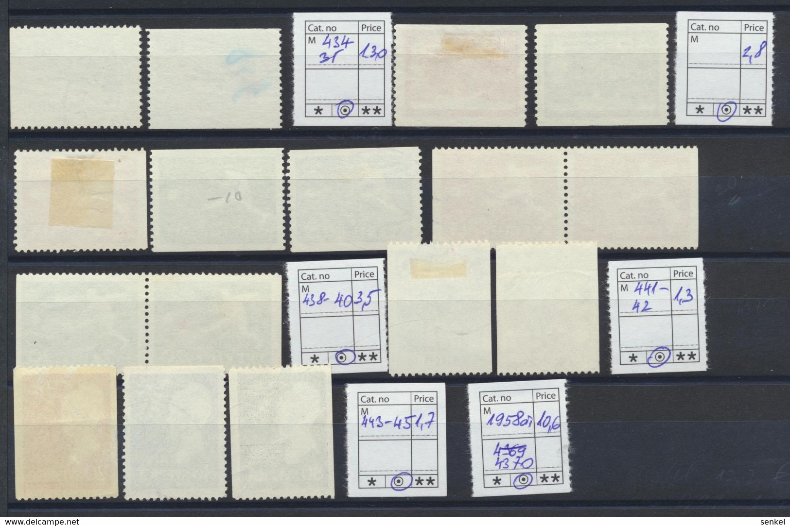 4370 Sweden Sverige Schweden 1958 Uncomplete Set Of Used Stamps - Other & Unclassified