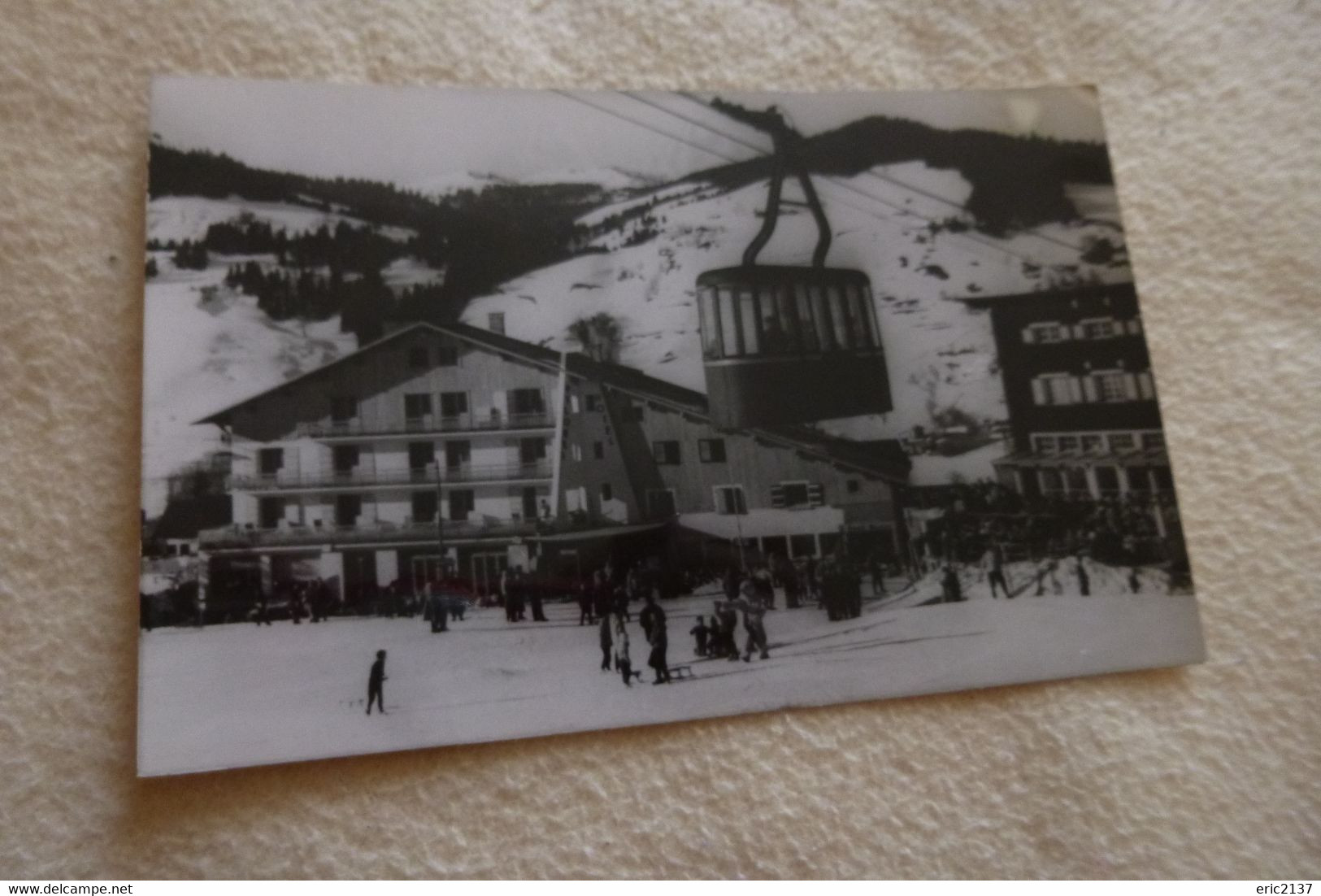 BELLE CARTE PHOTO A IDENTIFIER ...STATION DE SKI ..TELEFERIQUE - Fotografie