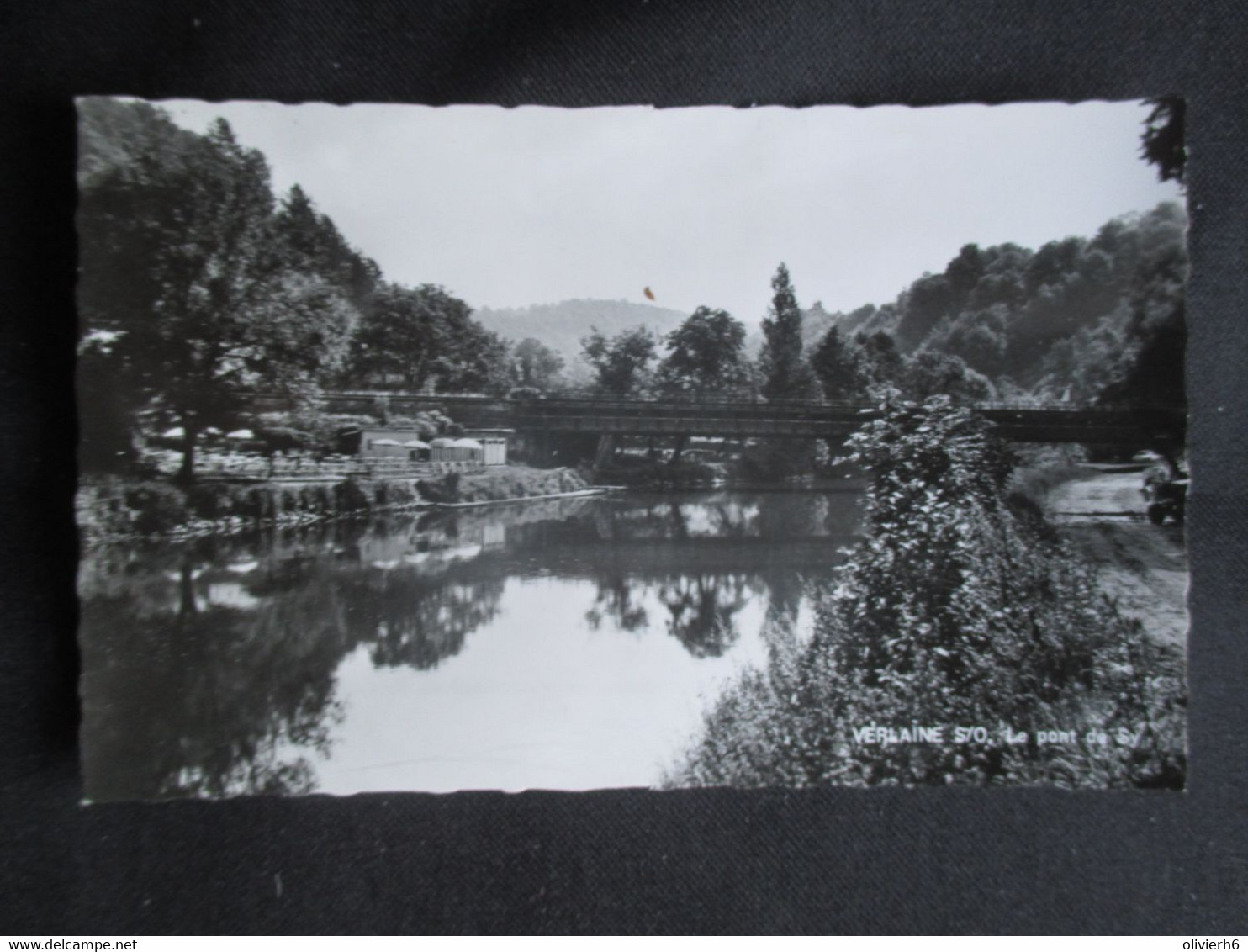 LOT 6 CP BELGIQUE (M1705) VERLAINE SUR OURTHE (8 Vues) Le Vieux Moulin Monument Eglise Pont De Sy Pension De Famille - Verlaine