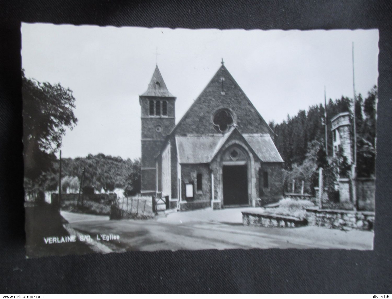 LOT 6 CP BELGIQUE (M1705) VERLAINE SUR OURTHE (8 Vues) Le Vieux Moulin Monument Eglise Pont De Sy Pension De Famille - Verlaine