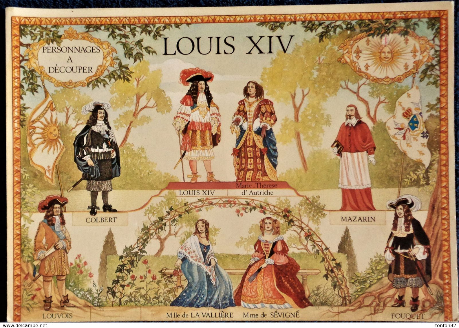 LOUIS XIV Et Sa Cour - Personnages à Découper - Éditions Dusserre . - Altri & Non Classificati