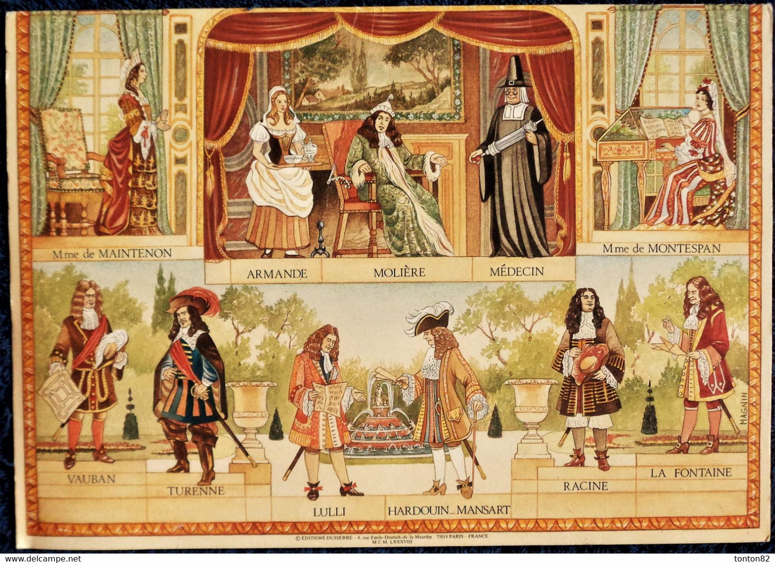 LOUIS XIV Et Sa Cour - Personnages à Découper - Éditions Dusserre . - Otros & Sin Clasificación