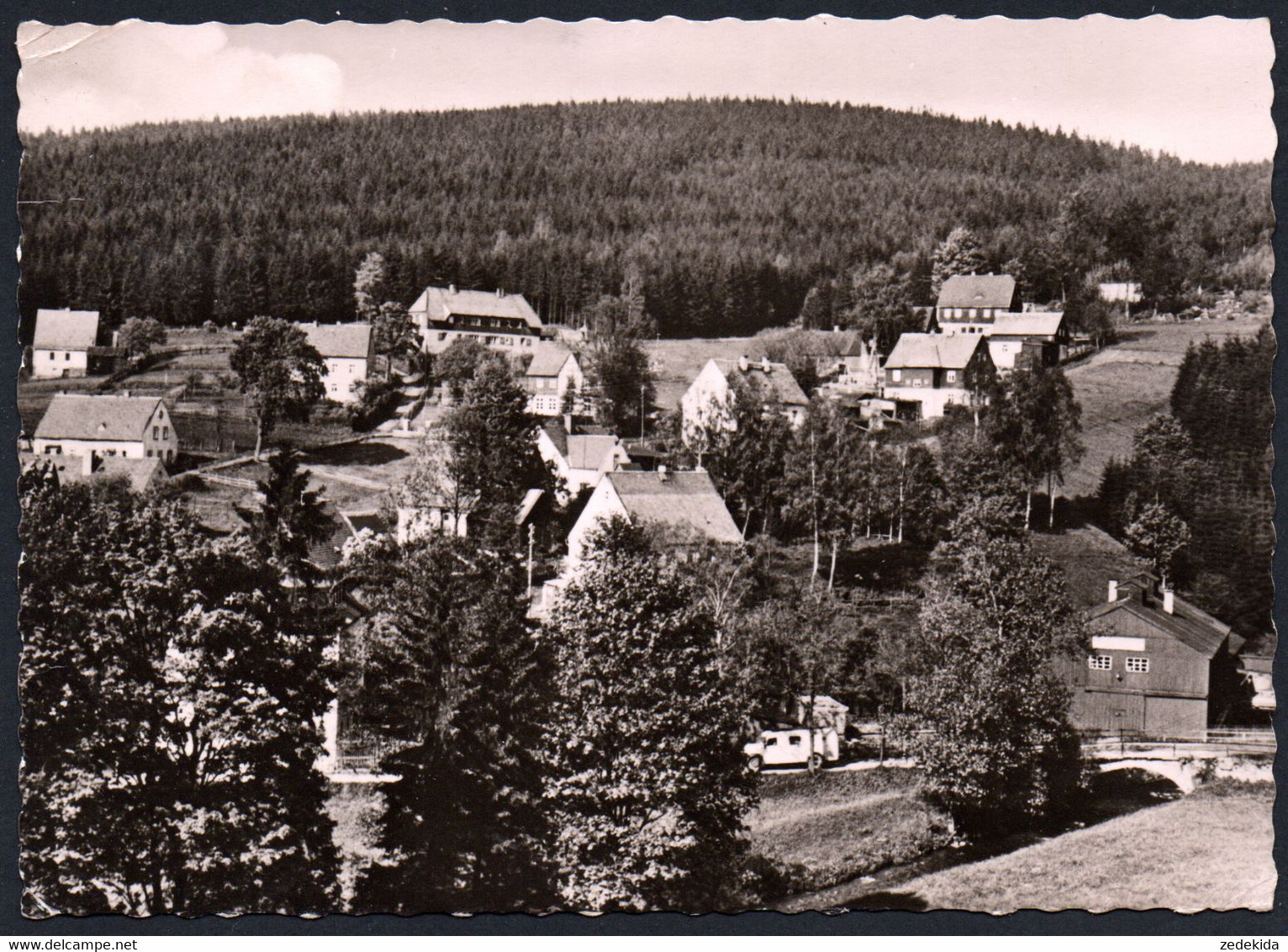 E8498 - Schmalzgrube - Konsum Foku - Landpost Landpoststempel über Annaberg Buchholz - Jöhstadt