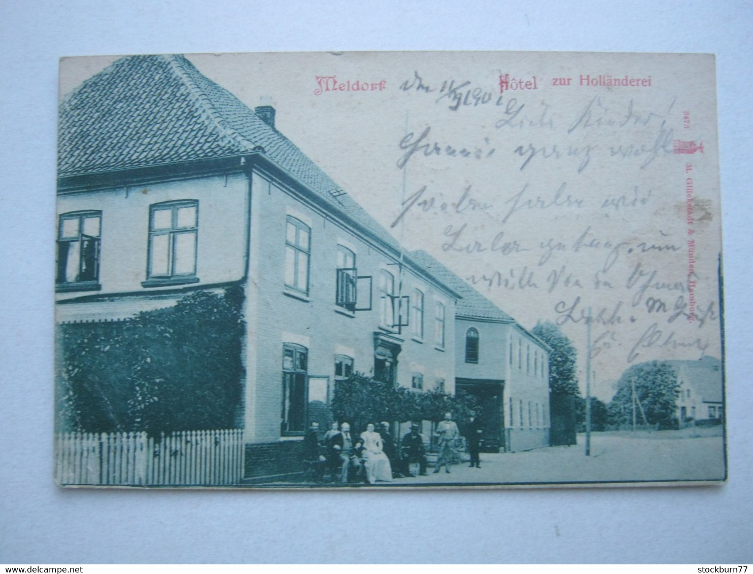 MELDORF  ,   Schöne   Karte  1901,         2 Abbildungen - Meldorf