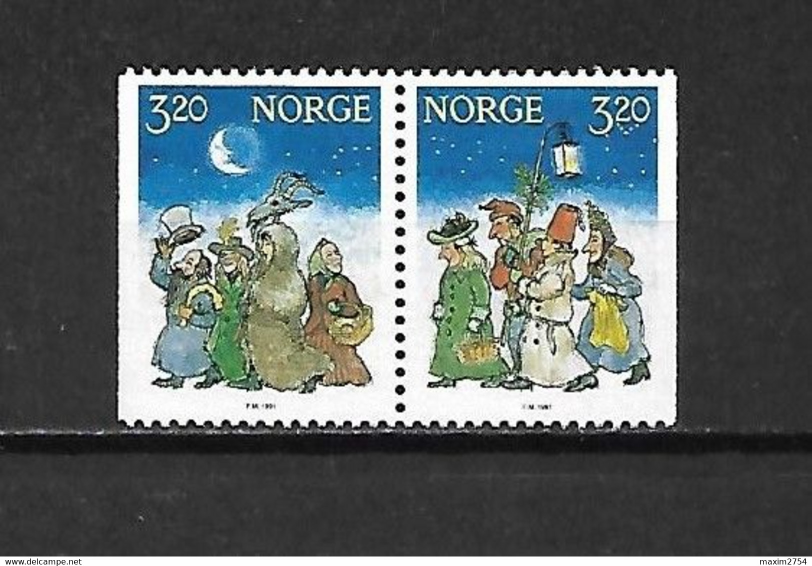 NORVEGIA - 1991 - N. 1039/40** IN COPPIA (CATALOGO UNIFICATO) - Sonstige & Ohne Zuordnung