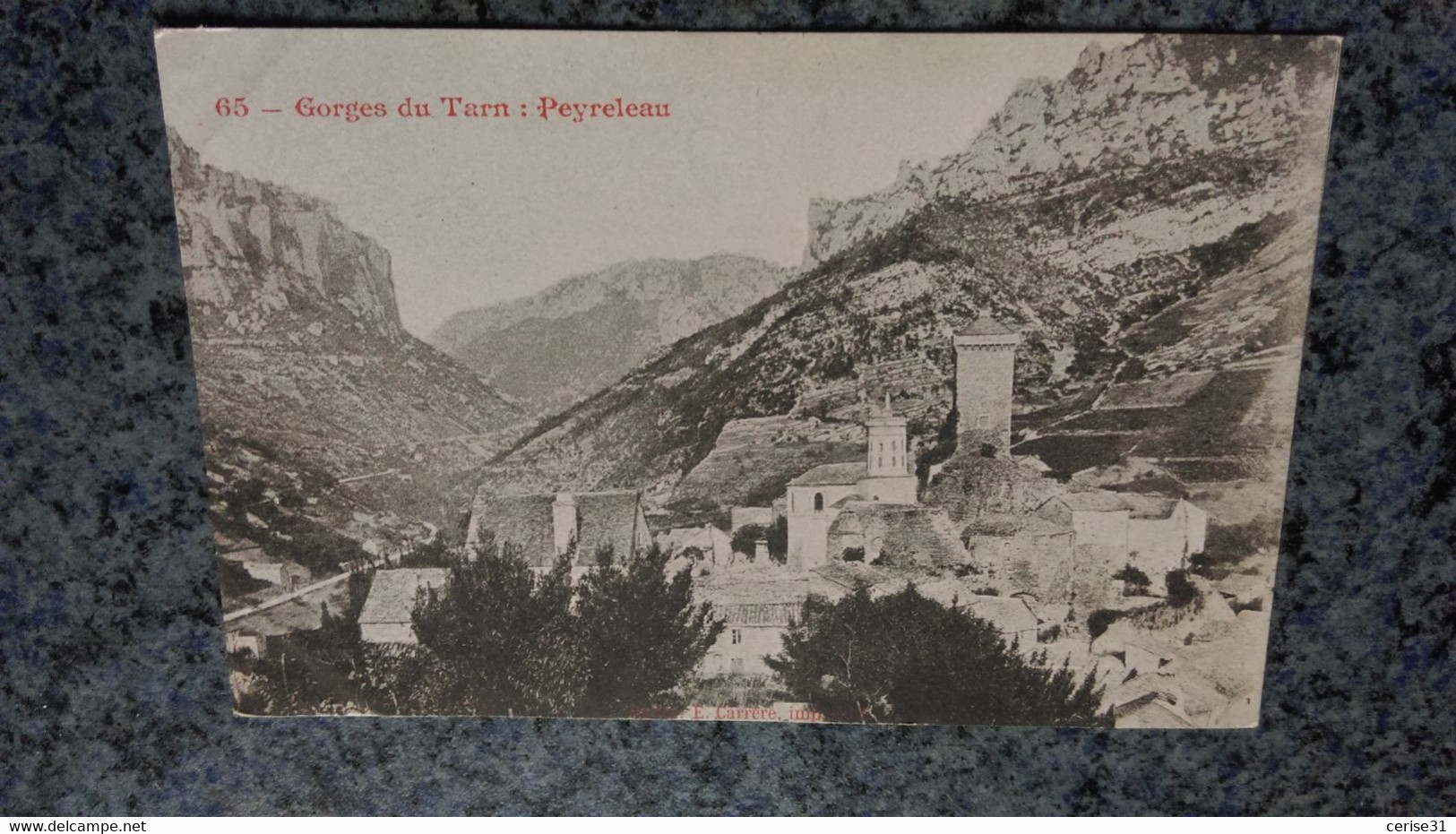 CPA -  65. GORGES DU TARN - PEYRELEAU - Gorges Du Tarn