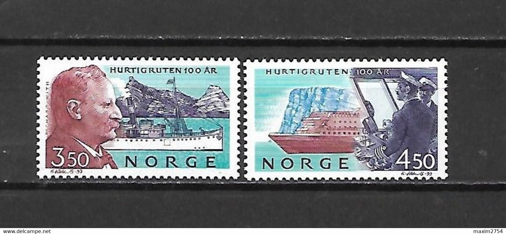 NORVEGIA - 1993 - N. 1084/850** (CATALOGO UNIFICATO) - Andere & Zonder Classificatie