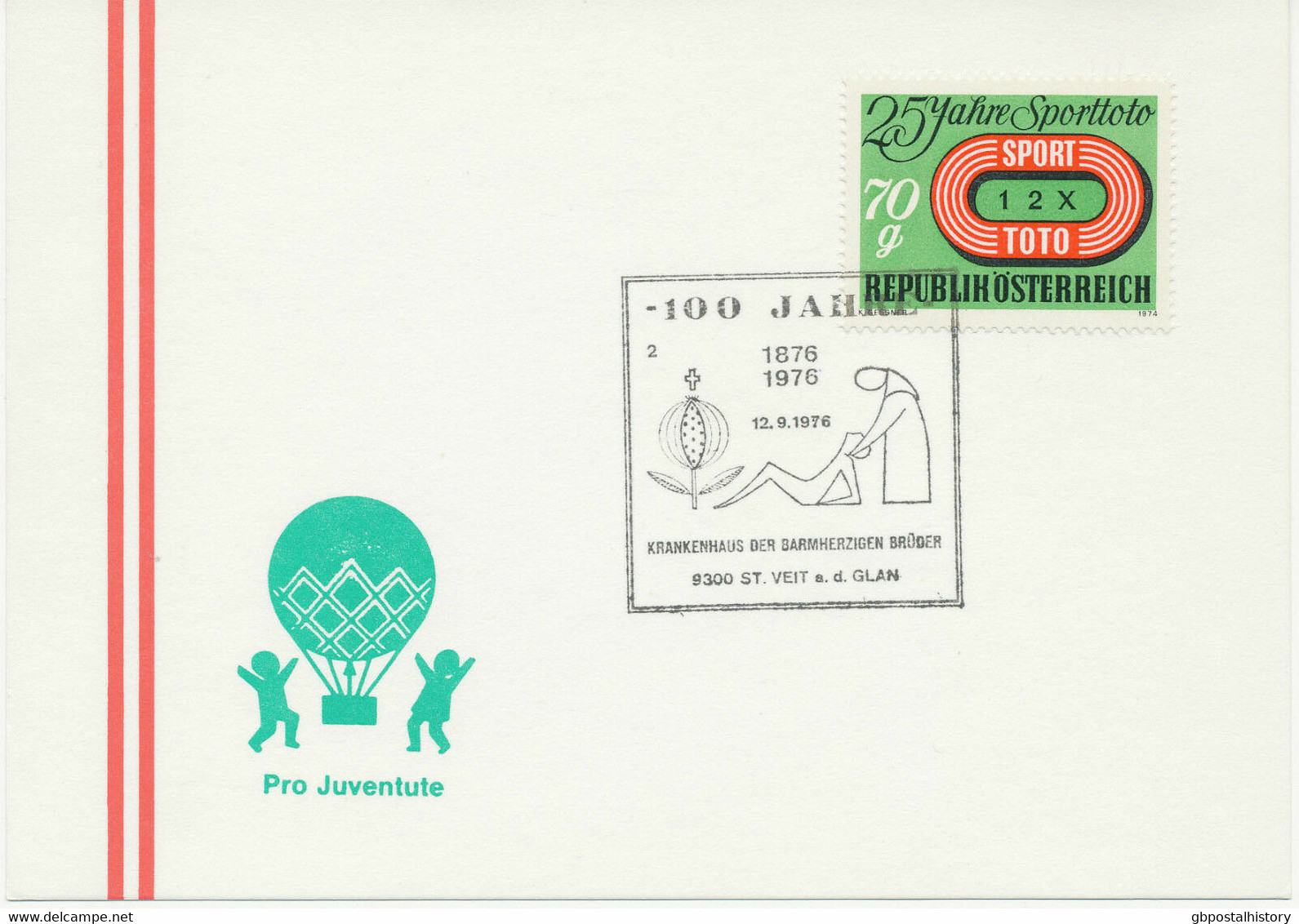 ÖSTERREICH 1975/7 7 Versch SST GESUNDHEIT/MEDIZIN WIEN, SALZBURG, GRAZ, ST. VEIT A/D GLAN - Verzamelingen