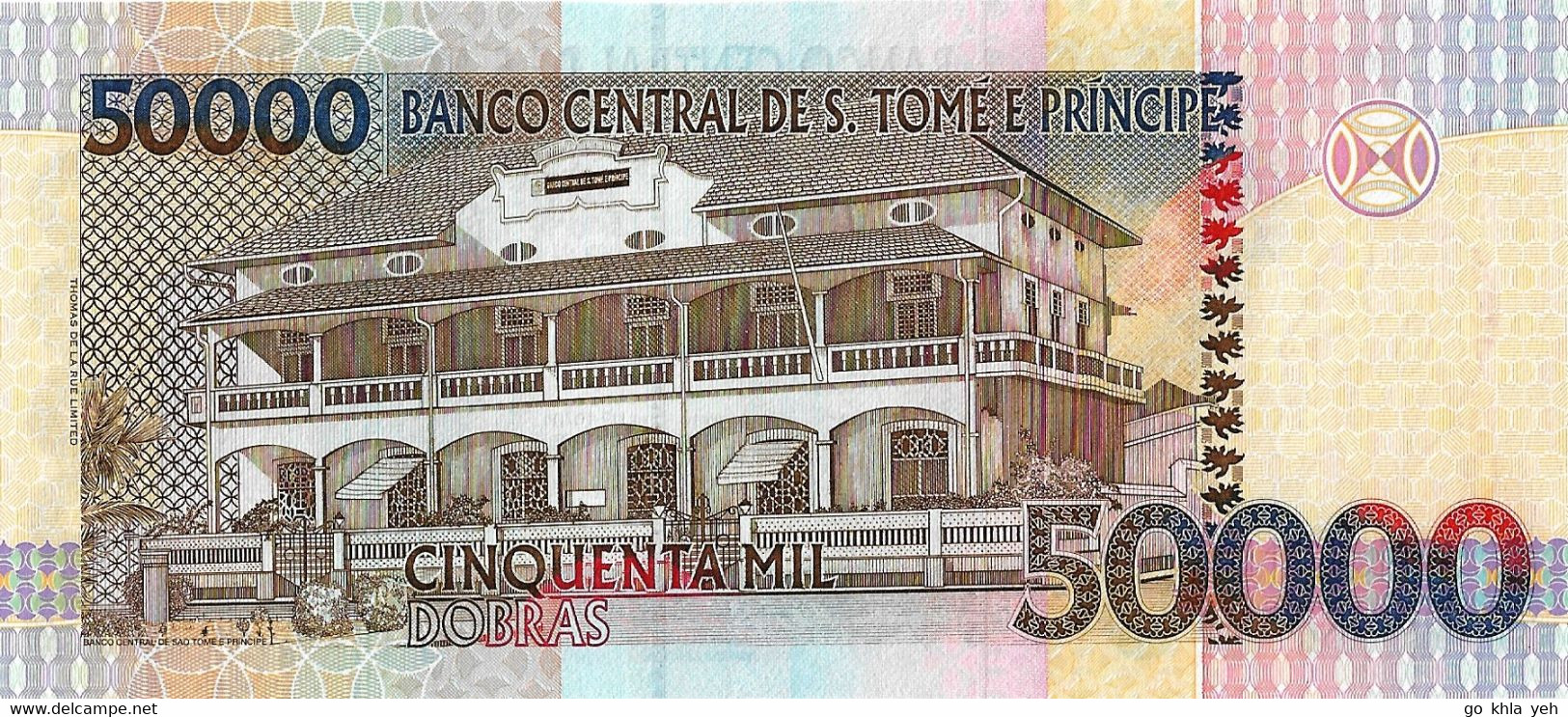 SAO TOME ET PRINCIPE (St Thomas Et Prince) 2004 50000 Dobra - P.68b  Neuf UNC - Sao Tome And Principe