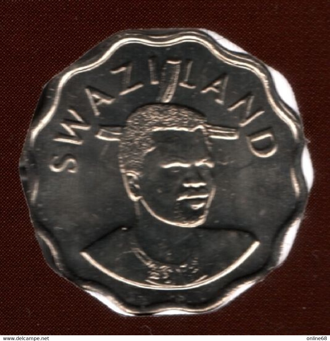 SWAZILAND 5 CENTS 2003 KM# 48 Mswati III - Swazilandia