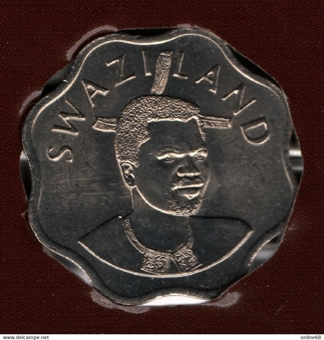 SWAZILAND 10 CENTS 2002 KM# 49 Mswati III - Swasiland