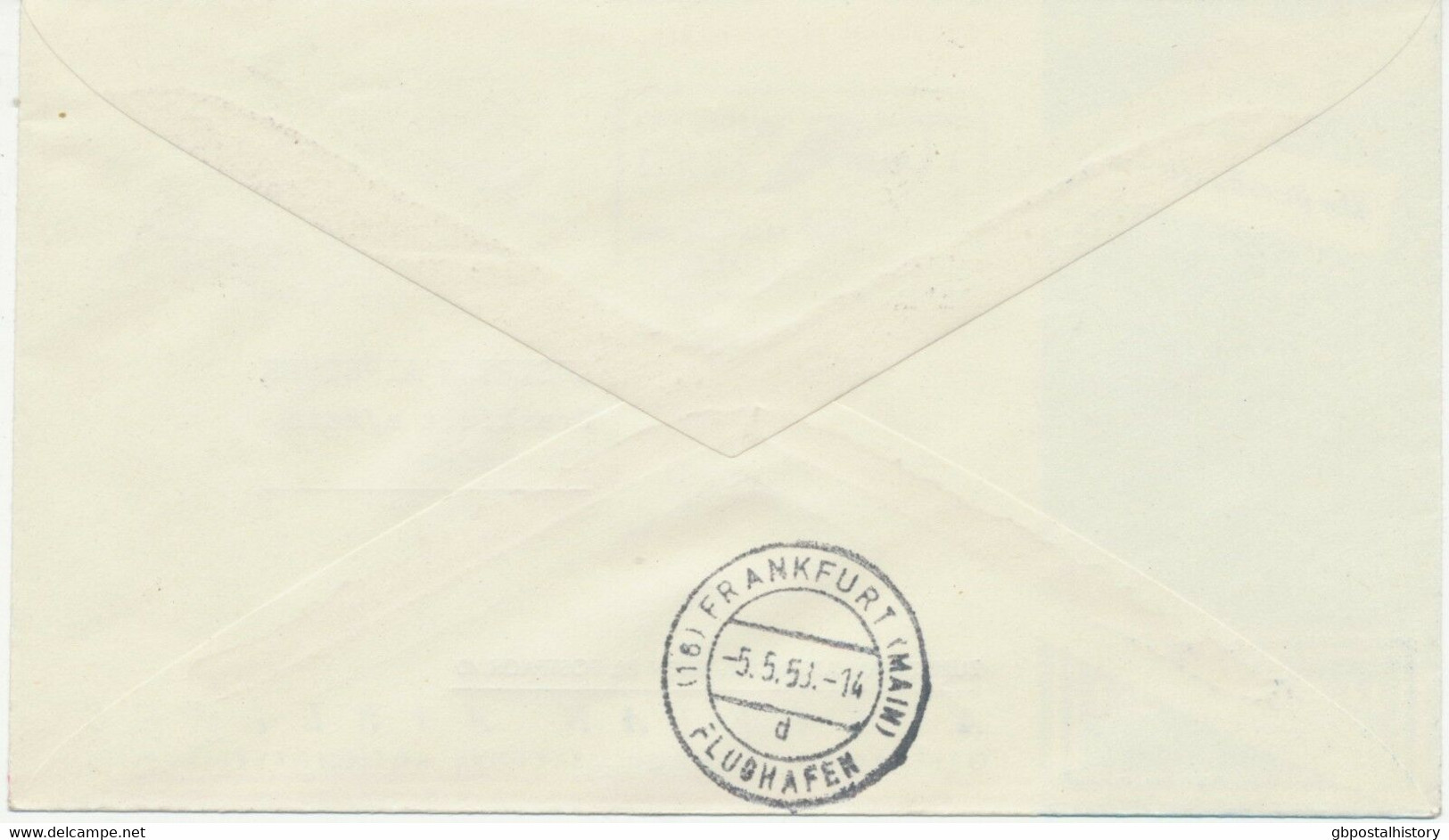 ÖSTERREICH AUA ERSTFLUG 1958 WIEN – FRANKFURT (Stempel-Nr. 3), K1 WIEN/FLUGHAFEN - Primeros Vuelos