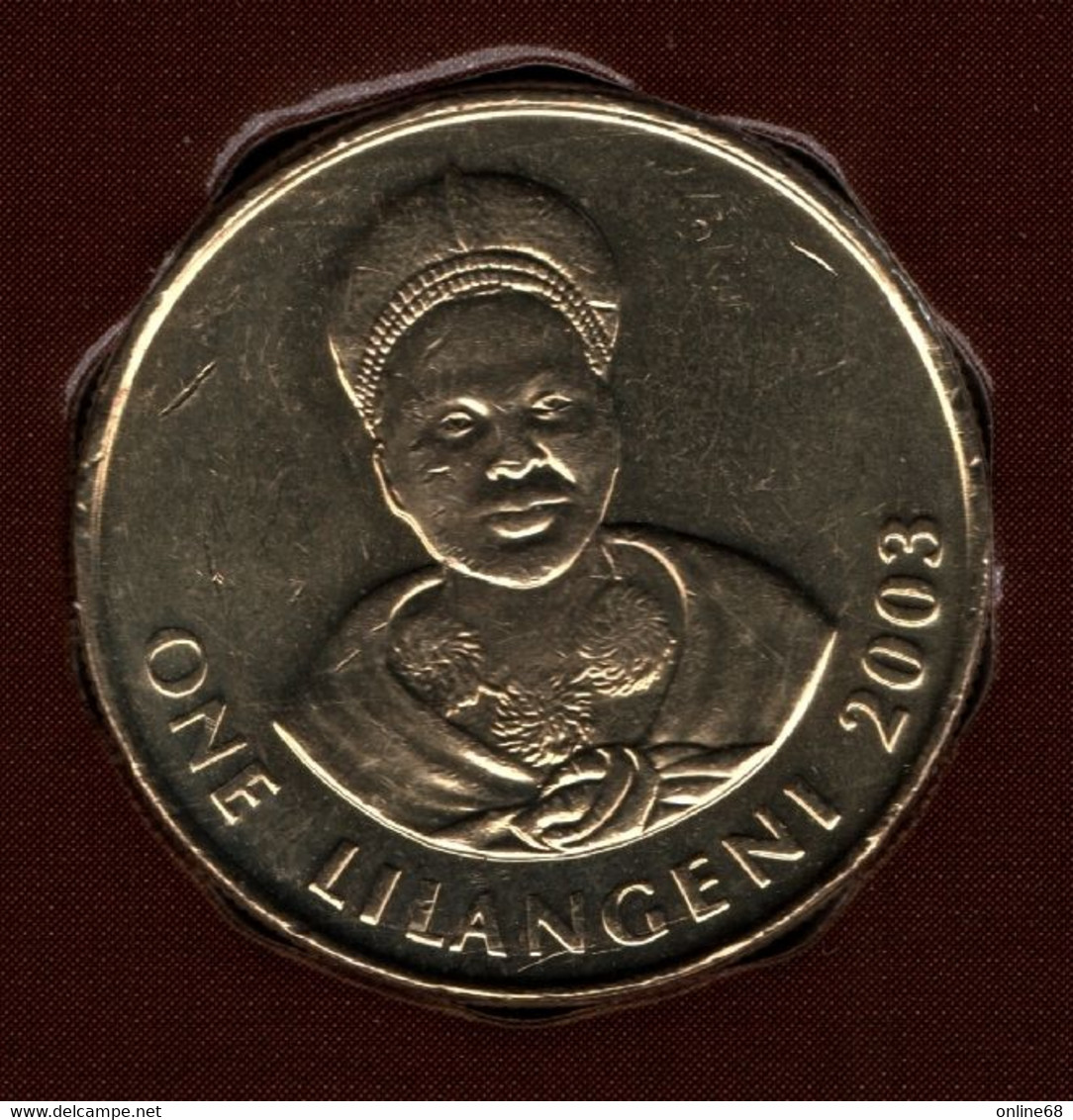 SWAZILAND 1 LILANGENI 2003 KM# 45  Mswati III - The Queen Mother - Swasiland