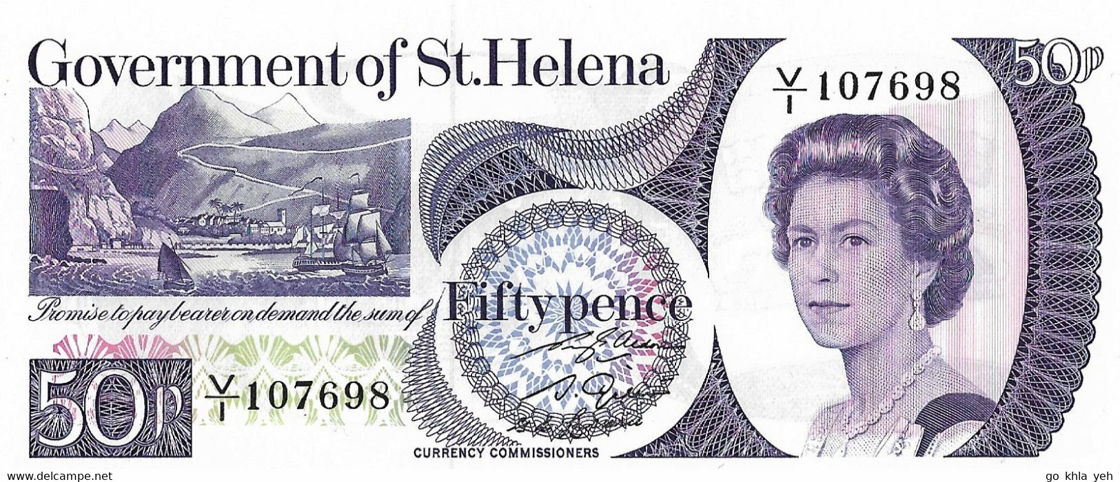 SAINT HELENE 1979 50 Penny - P.05a  Neuf UNC - Isla Santa Helena