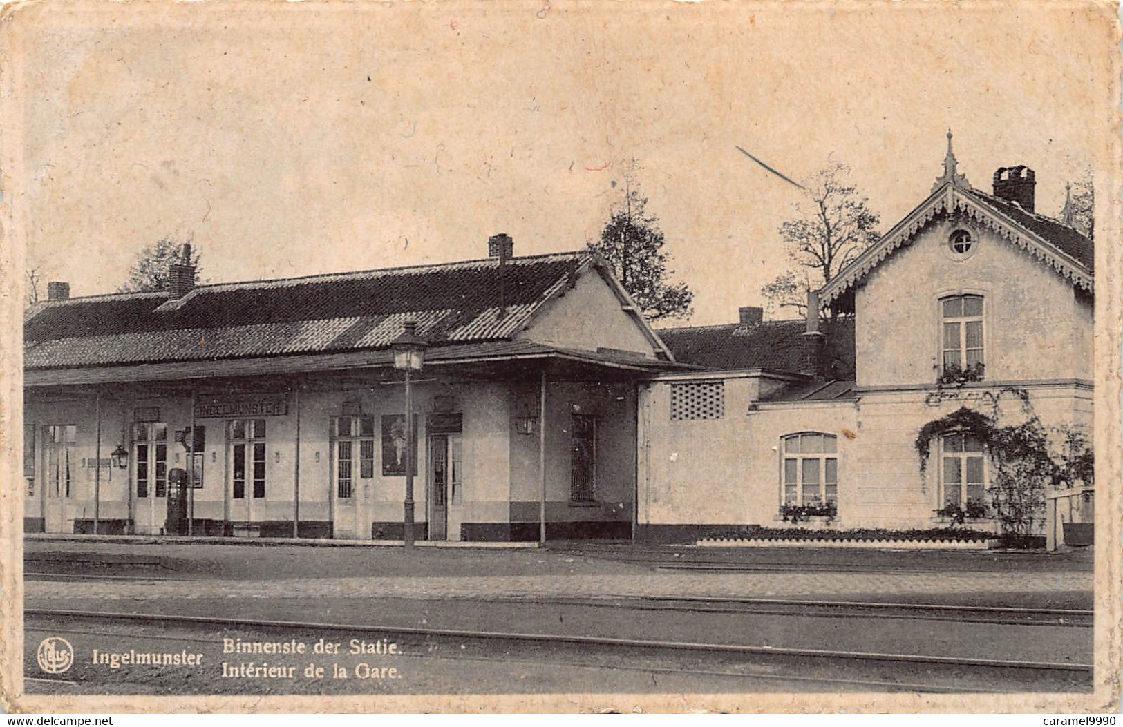 Ingelmunster  Binnenste Der Statie    Statie Station La Gare Perron     M 7184 - Ingelmunster