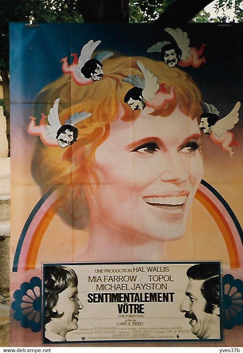 "Sentimentalement Votre" Mia Farrow, Topol...1972 - 40x56 - TTB - Plakate & Poster