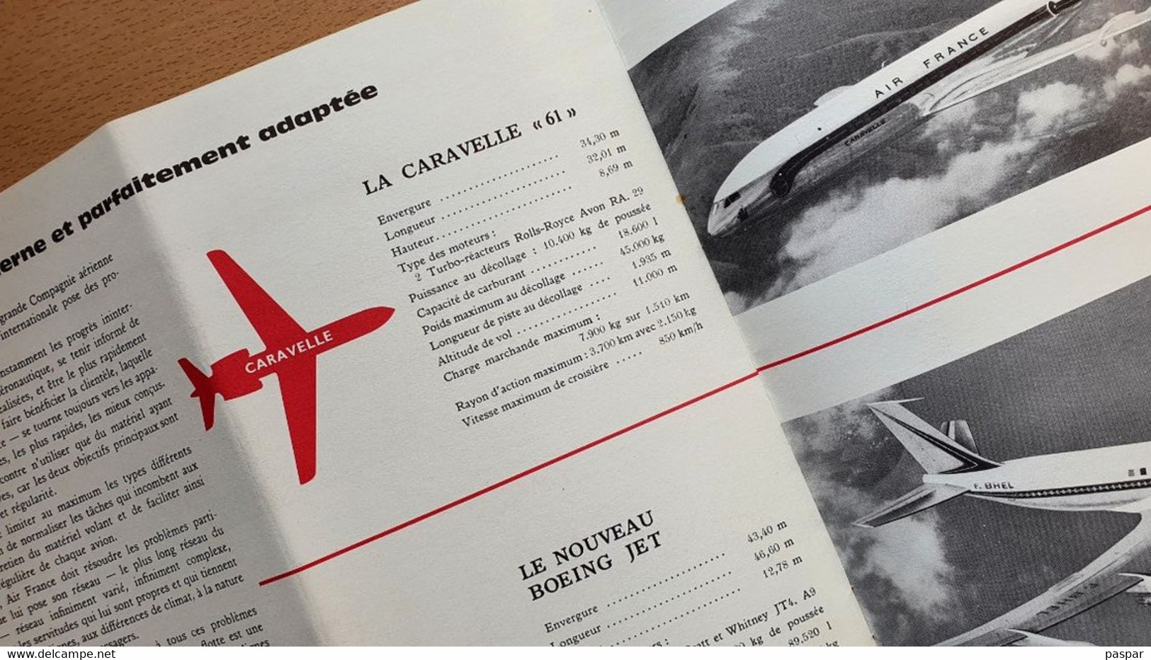 Brochure Air France - Itinéraires Longs Courriers - Hémisphère Sud - 1962 - Illustration P. Charliat