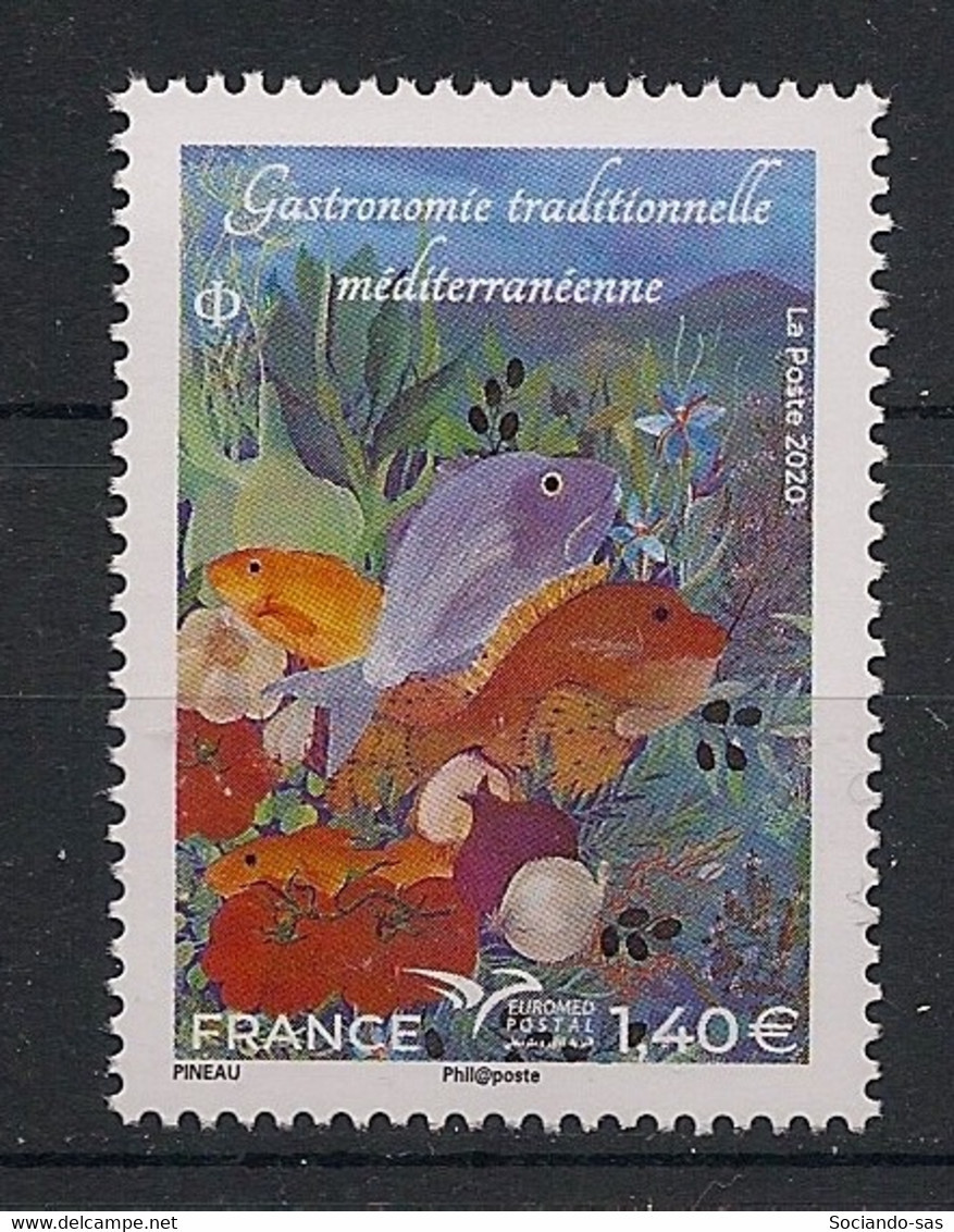 France - 2020 - N°Yv. 5411 - Gastronomie - Neuf Luxe ** / MNH / Postfrisch - Pesci