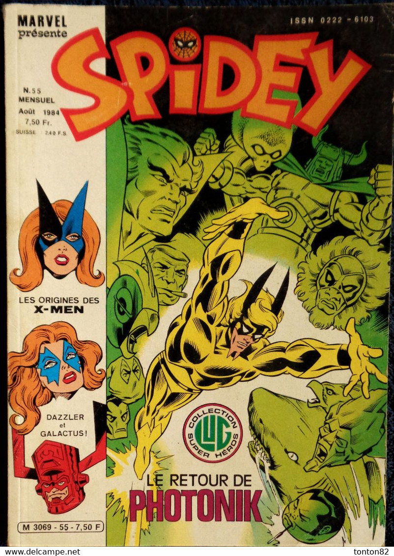 Spidey - N° 55 - Collection " LUG " / MARVEL - ( Août 1984 ) . - Spidey