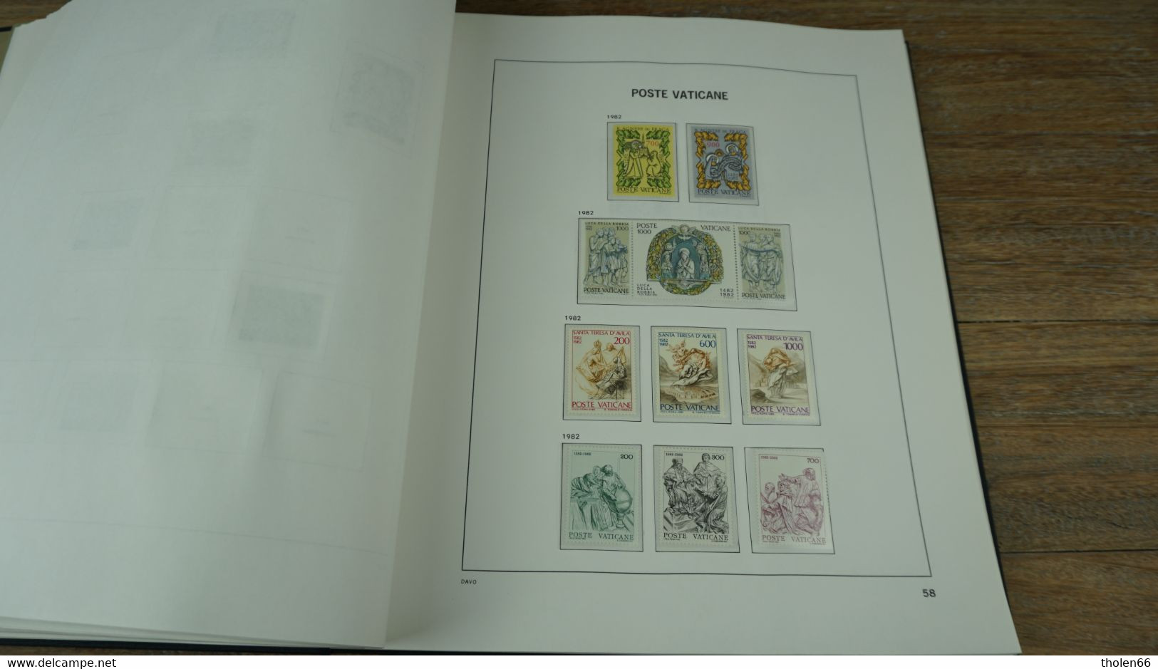 Vatican Poste - Album DAVO  1852 - 2001 - Nice collection (incomplete) ** mint never hinged.