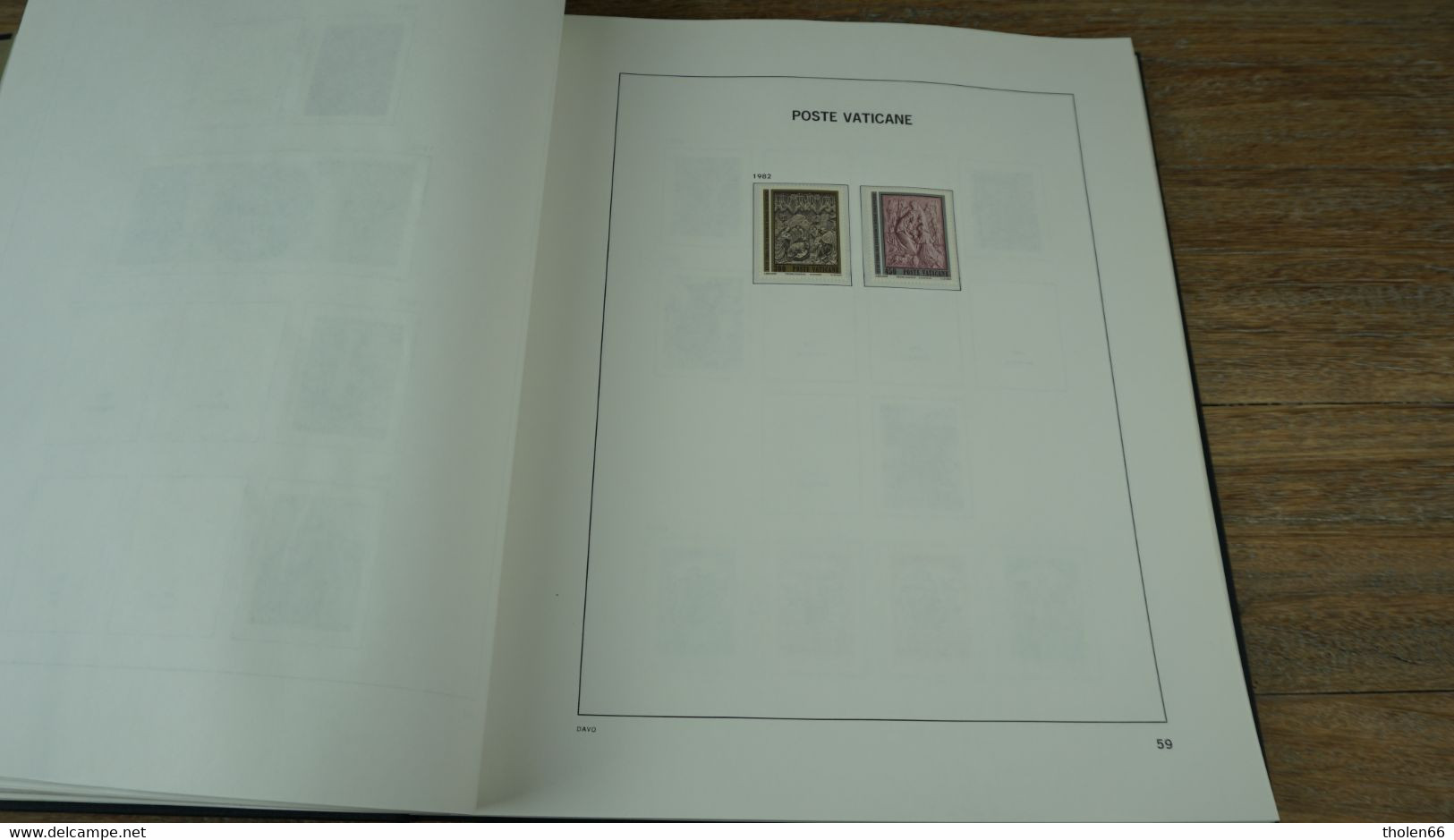 Vatican Poste - Album DAVO  1852 - 2001 - Nice collection (incomplete) ** mint never hinged.