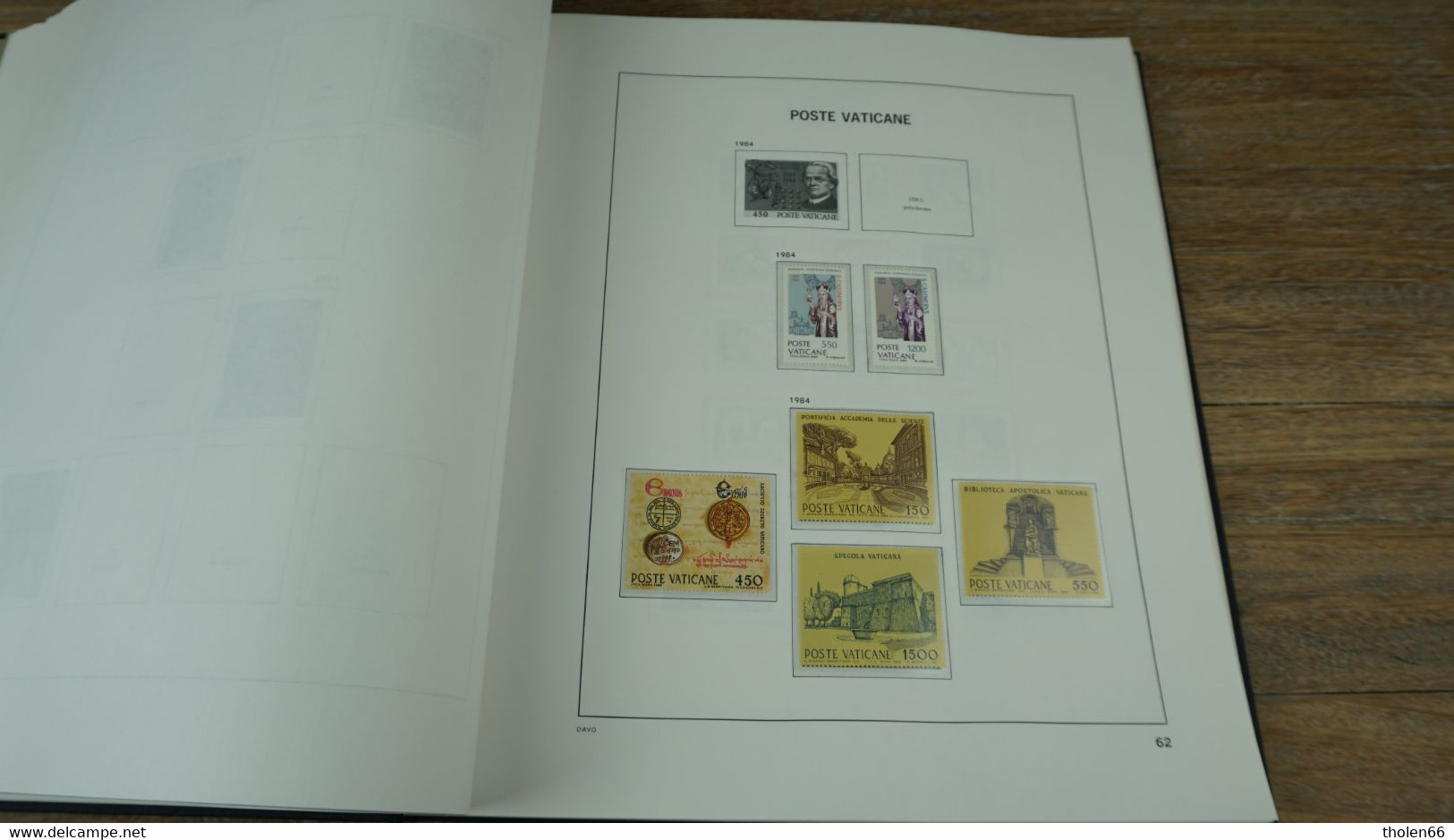Vatican Poste - Album DAVO  1852 - 2001 - Nice collection (incomplete) ** mint never hinged.