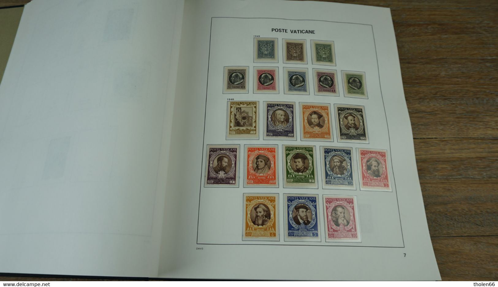 Vatican Poste - Album DAVO  1852 - 2001 - Nice collection (incomplete) ** mint never hinged.