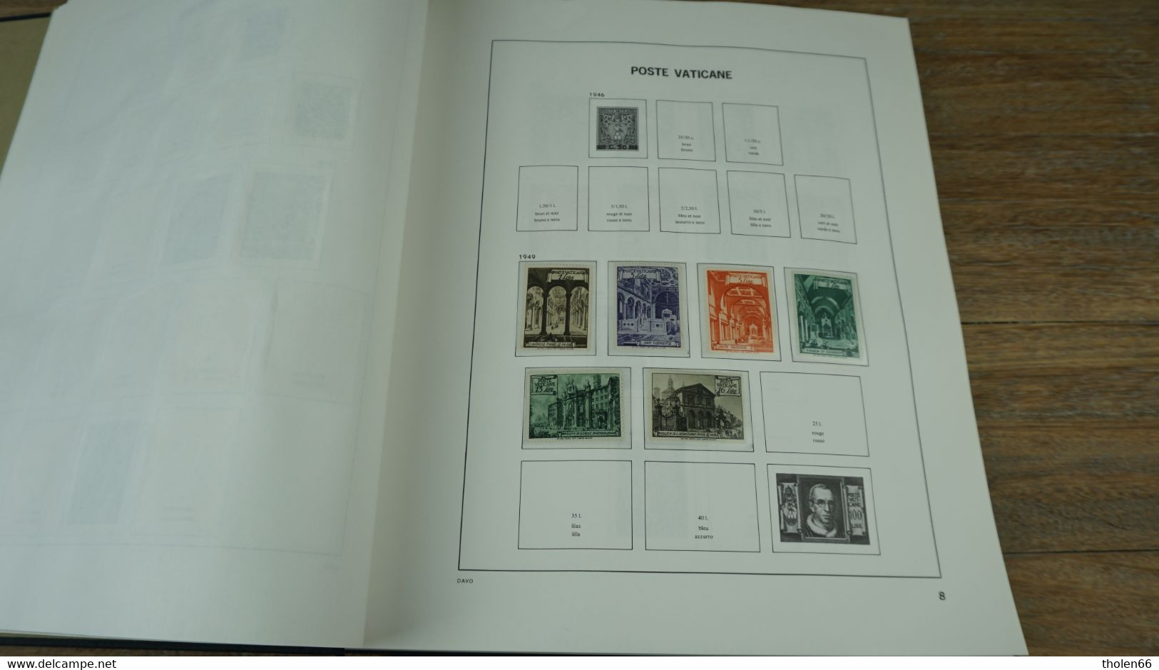 Vatican Poste - Album DAVO  1852 - 2001 - Nice collection (incomplete) ** mint never hinged.