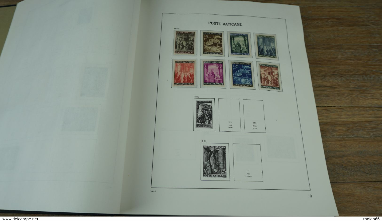 Vatican Poste - Album DAVO  1852 - 2001 - Nice collection (incomplete) ** mint never hinged.