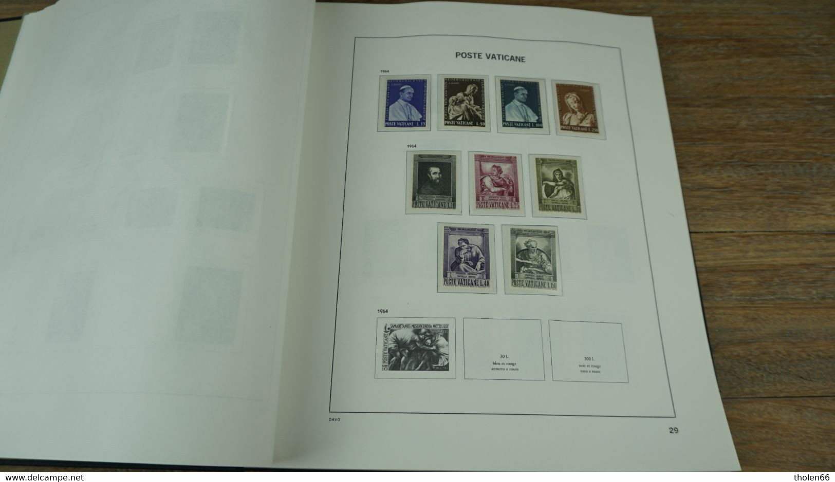 Vatican Poste - Album DAVO  1852 - 2001 - Nice collection (incomplete) ** mint never hinged.