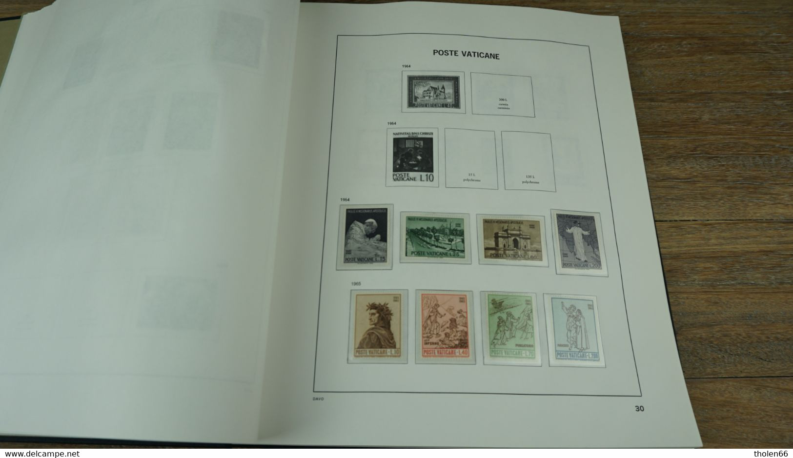 Vatican Poste - Album DAVO  1852 - 2001 - Nice collection (incomplete) ** mint never hinged.