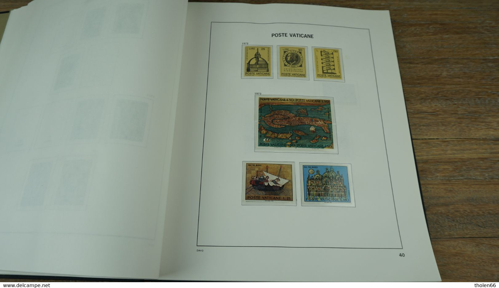 Vatican Poste - Album DAVO  1852 - 2001 - Nice collection (incomplete) ** mint never hinged.