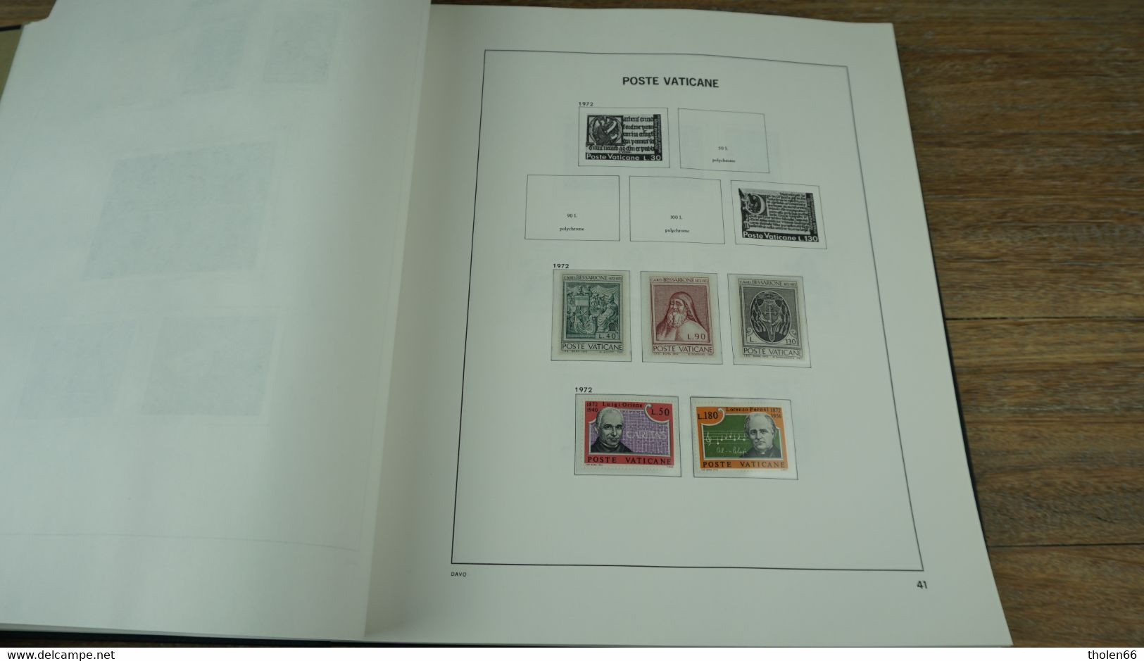 Vatican Poste - Album DAVO  1852 - 2001 - Nice collection (incomplete) ** mint never hinged.