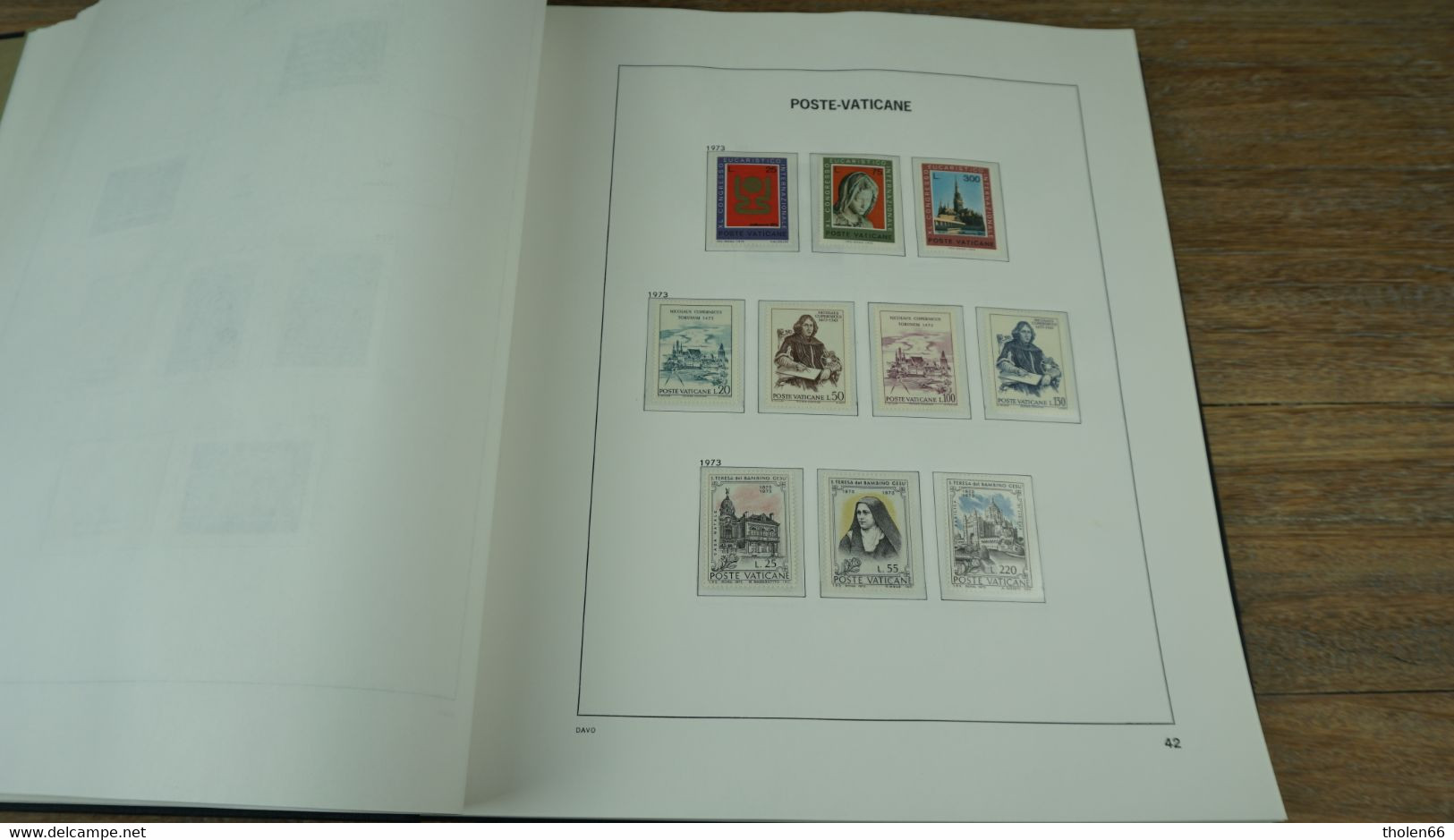 Vatican Poste - Album DAVO  1852 - 2001 - Nice collection (incomplete) ** mint never hinged.