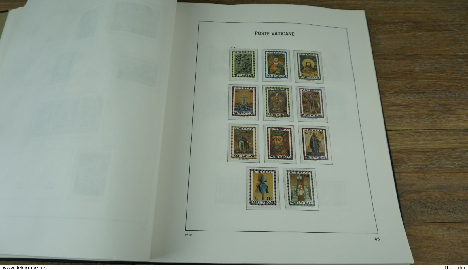 Vatican Poste - Album DAVO  1852 - 2001 - Nice collection (incomplete) ** mint never hinged.