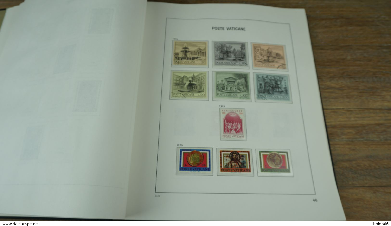 Vatican Poste - Album DAVO  1852 - 2001 - Nice collection (incomplete) ** mint never hinged.