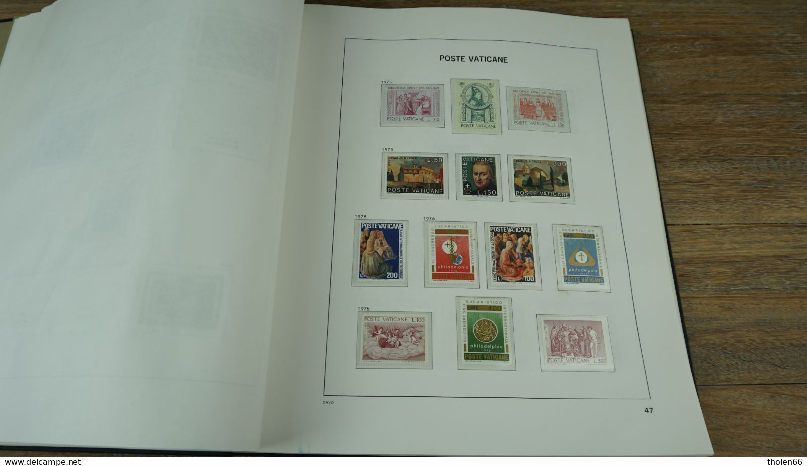 Vatican Poste - Album DAVO  1852 - 2001 - Nice collection (incomplete) ** mint never hinged.