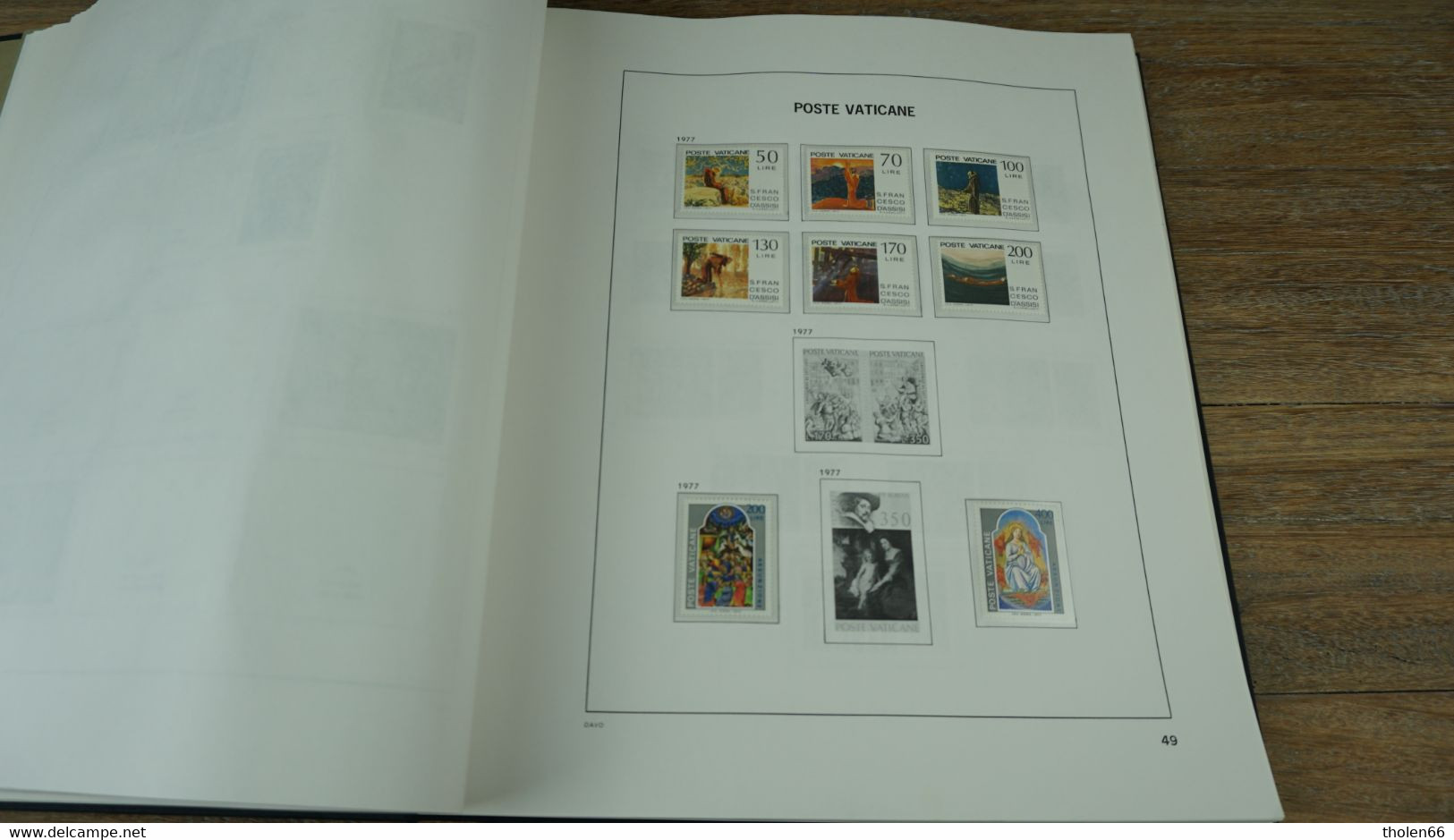 Vatican Poste - Album DAVO  1852 - 2001 - Nice collection (incomplete) ** mint never hinged.