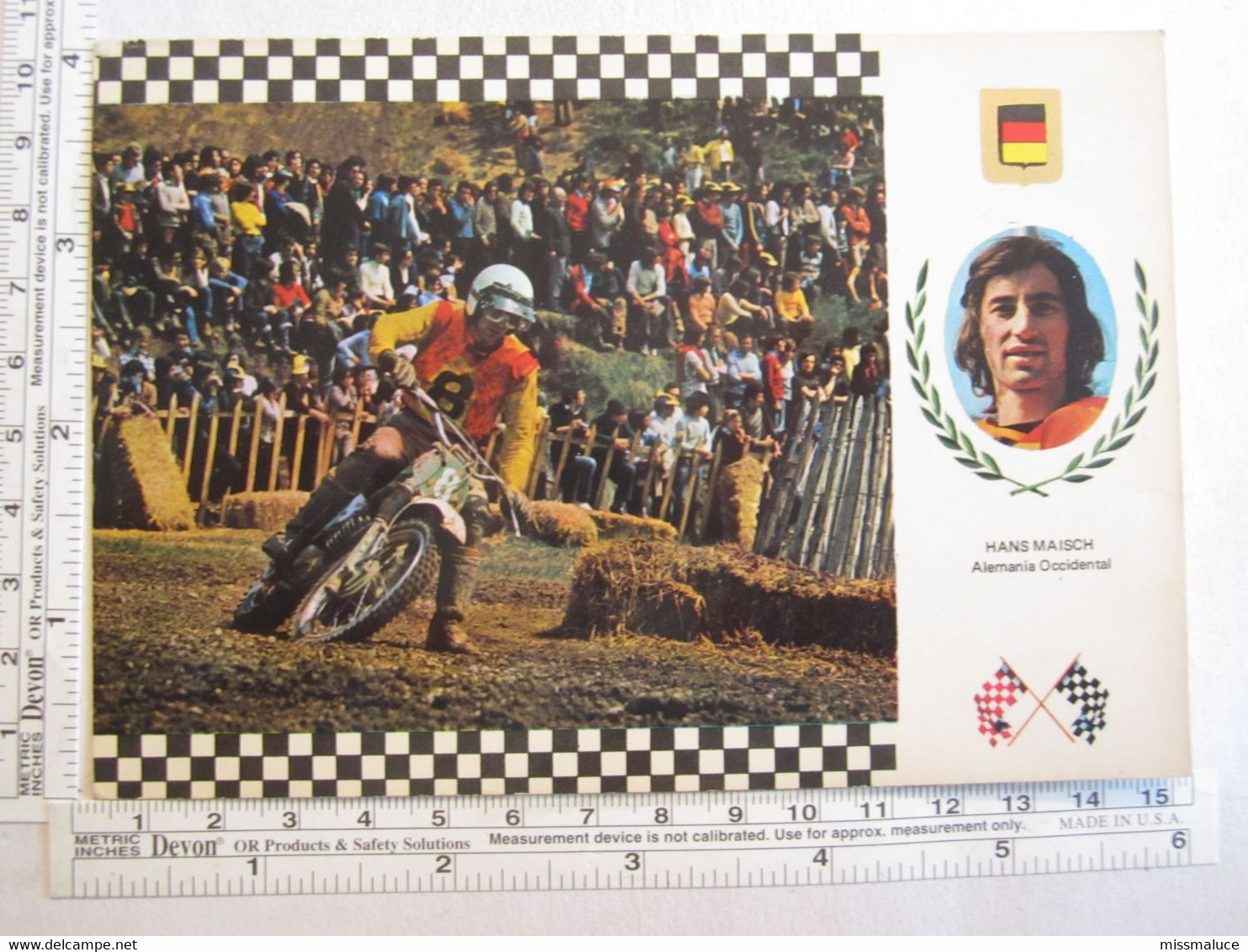 Sports Sport Moto Série Motocross Maico Hans Maisch Allemagne - Motorcycle Sport