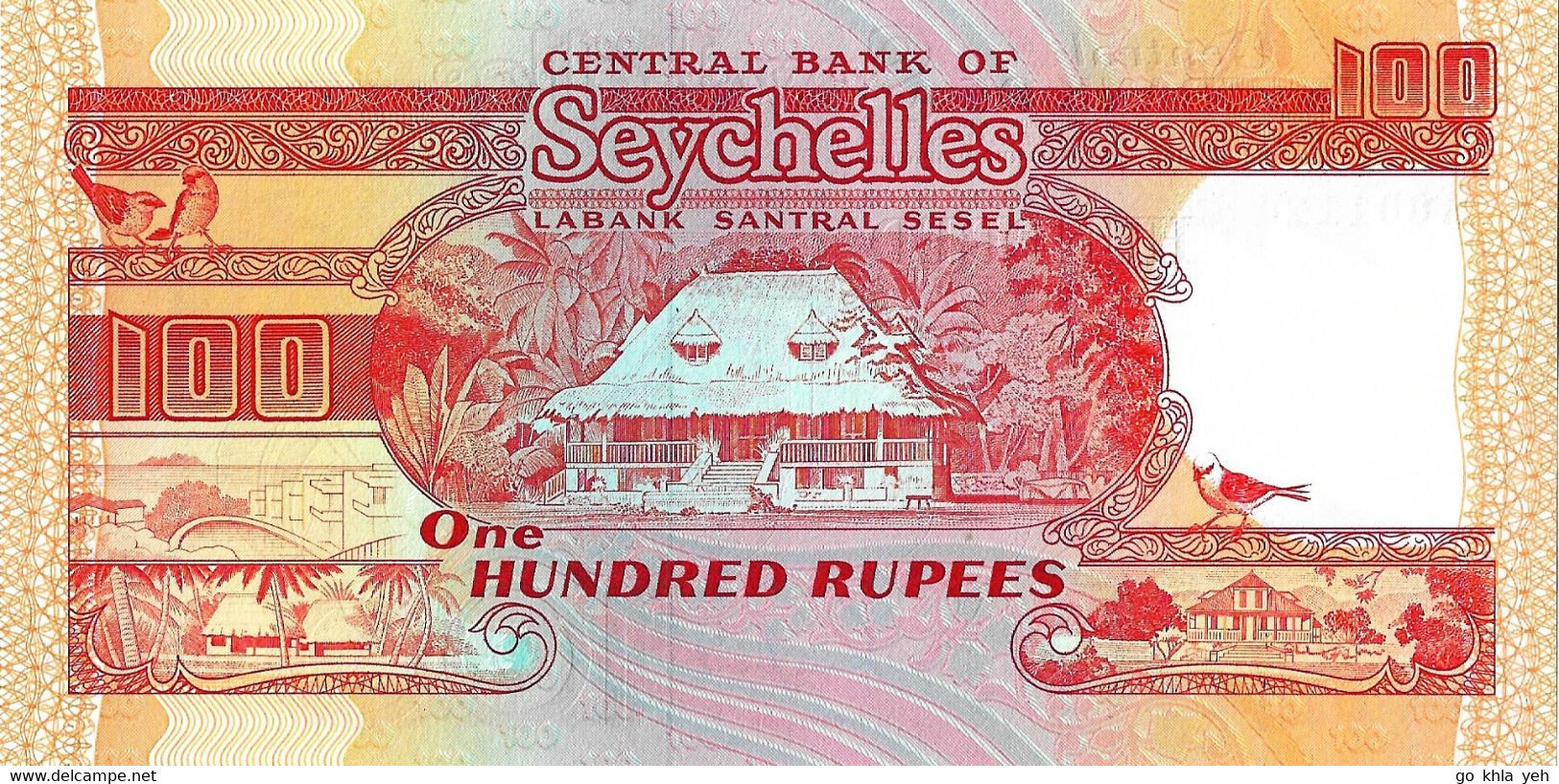 SEYCHELLES 1989 100 Rupee - P.35a  Neuf UNC - Seychellen